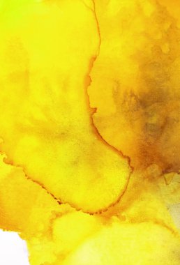 Sarı alkol sanatı soyut sıvı resim arka plan alkol mürekkebi tekniği