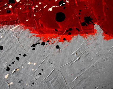 Soyut sanat geçmişi. Tuval üzerine yağlı boya boya. Çok renkli parlak doku.