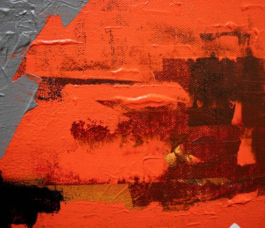 Soyut Çağdaş Sanat arka planı El boya fırça darbeleri çizdi