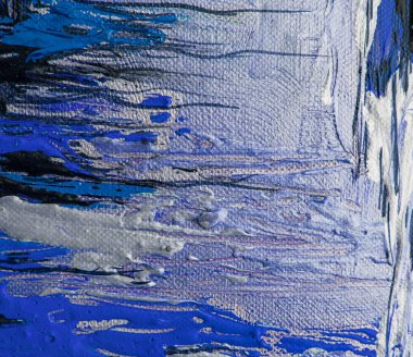 Soyut Çağdaş Sanat arka planı El boya fırça darbeleri çizdi