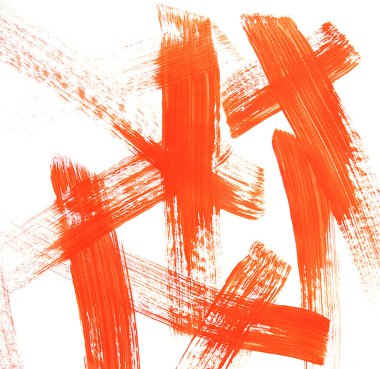 Fırça darbesi ve doku. Grunge soyut el boyaması ögesi