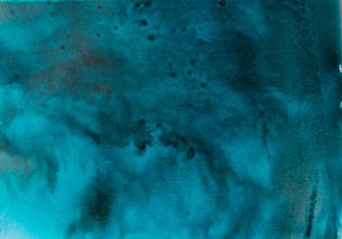 mavi boya soyut arkaplan dokusu kağıt üzerine suluboya posterlerin, kartların, davetiyelerin, duvar kağıtlarının modern tasarımı