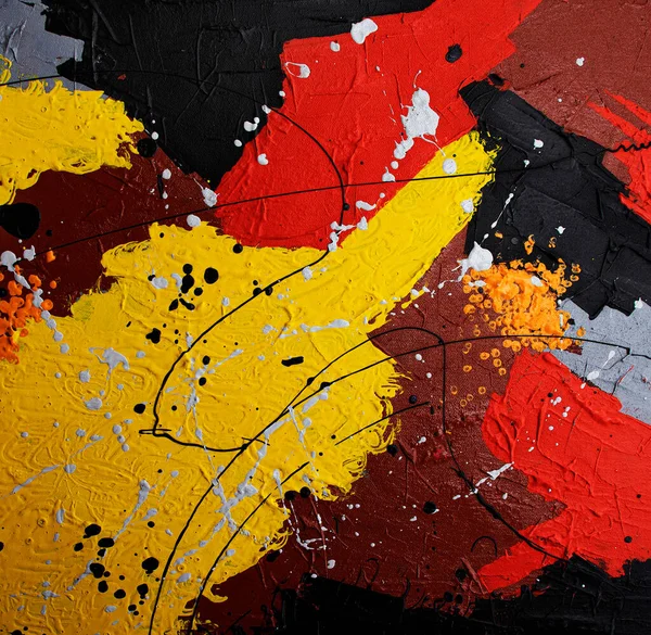 Малювання Рукою Малювання Олією Малярські Мазки Фарби Сучасний Абстрактний Живопис — стокове фото