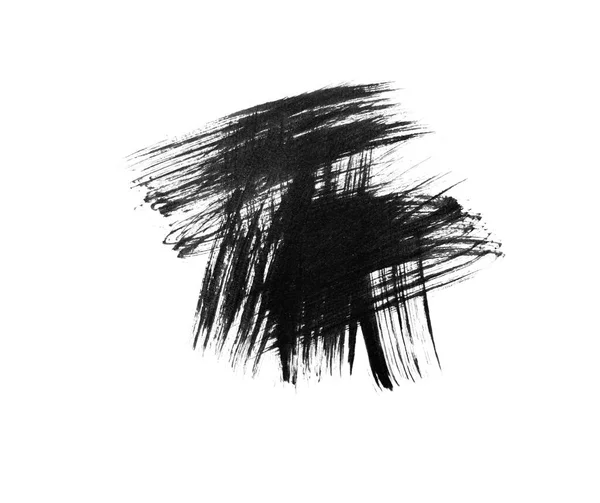 Borstel Slag Textuur Grunge Abstracte Hand Geschilderd Element — Stockfoto