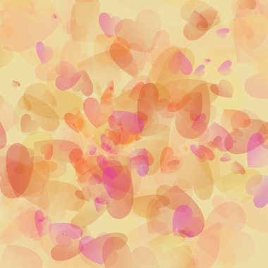 Sevgililer Günü. Siyah arkaplanda kırmızı ve pembe gül eğimli kalpler