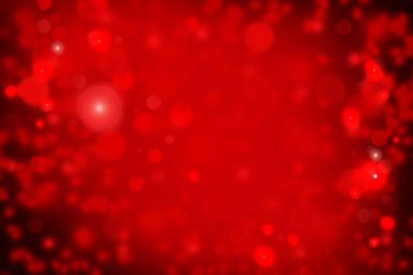 Kırmızı Noel arkaplanı. Noel 'de Noel' de kırmızı soyut arkaplan, Noel ve Sevgililer Günü için yumuşak parlak yıldız desenli..