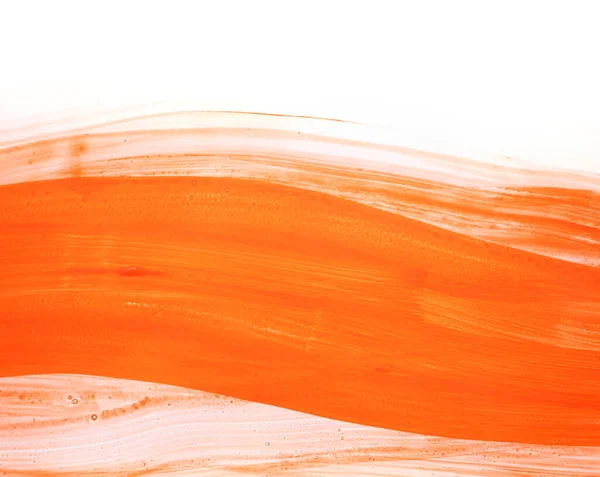 Orange Watercolor Background Shades Orange Hand Painted Art — стоковое фото