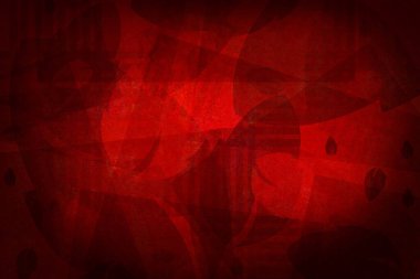 kırmızı ve siyah soyut arkaplan açılı bloklar, kareler, elmaslar, dikdörtgen ve üçgen şekiller soyut modern sanat tarzı arka plan şablonu, desenli arka plan