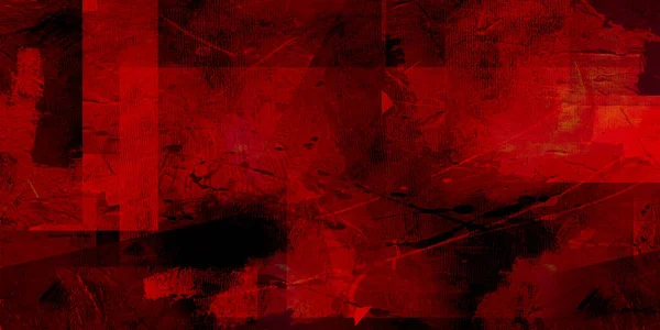 Kırmızı Siyah Soyut Arkaplan Açılı Bloklar Kareler Elmaslar Dikdörtgen Üçgen — Stok fotoğraf