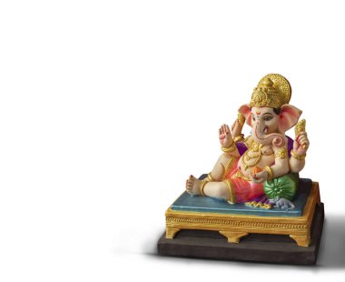 Ganesh Chaturthi festivalinin Ganpati arka planındaki Ganesha Festivali.