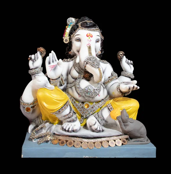 Lord Ganesha Ganesha Festival Del Signore Ganpati Sfondo Ganesh Chaturthi — Foto Stock