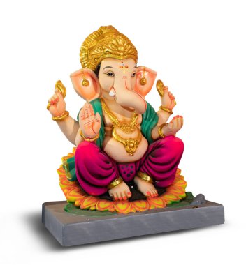 Hint Ganesha Festivali, Lord Ganpati, Ganesh Chaturthi, Ganpati Beyaz Arkaplanda
