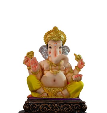 Lord Ganpati, happy Ganesh Chaturthi ,Ganpati on White Background