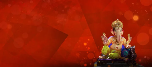 Lord Ganesha Ganesha Festival Lord Ganpati Background Ganesh Chaturthi Festival —  Fotos de Stock