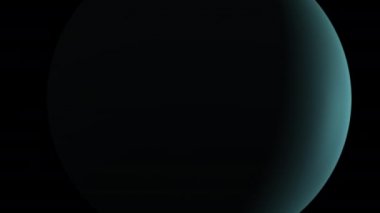 Halkalı Gerçekçi Gezegen Uranüs 'ün Konsept-UR1 Görünümü.