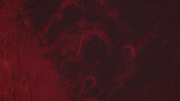 Conceptul Vedere Lunii Sângvine Realiste — Videoclip de stoc