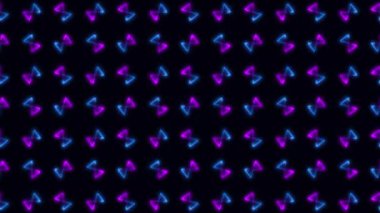 Kavram 3-N1 Sonsuz soyut neon dinamik animasyon arkaplan modelleri.