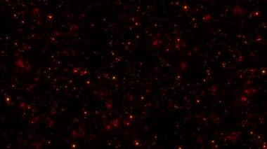 Dış uzaydan yıldızların hareketli ve yanıp sönen yıldızlarıyla soyut yıldız alanının 26-S1 görünümü.