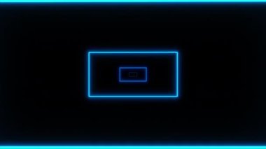 Konsept 29-N1 Sonsuz soyut neon dinamik animasyon arkaplanı.