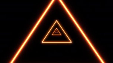 Kavram 31-N1 Sonsuz soyut neon dinamik animasyon arkaplanı.