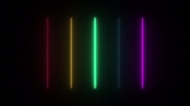 87-N1 kavramının canlandırılmış soyut neon ışığı kurşun ışık efekti ve titreşimli desen.