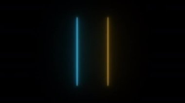 112-N1 kavramının canlandırılmış soyut neon ışığı kurşun ışık efekti ve yanıp sönen ışık deseni.