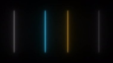 Konsept 111-N1 Soyut neon ışığı kurşun ışık efekti ve yanıp sönen hareketli desen.