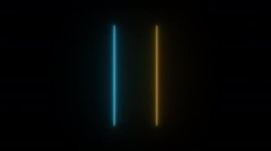 Kavram 106-N1 Soyut neon ışığı kurşun ışık efekti ve yanıp sönen hareketli desen.