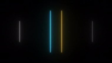 Konsept 113-N1 Soyut neon ışığı kurşun ışık efekti ve yanıp sönen hareketli desen.