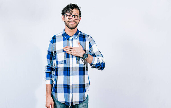 People gesturing PLEASE in sign language isolated. Deaf and dumb person gesturing PLEASE in sign language. Gesticulation of PLEASE in sign language. Nonverbal communication concept