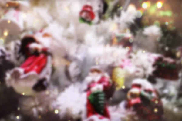 Verschwommenes Abstraktes Weihnachtshintergrundbild — Stockfoto
