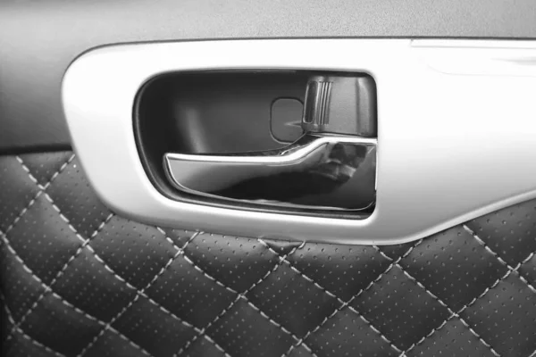 Car Interior Door Handle View Car — Stock Photo, Image