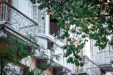 Kıbrıs Rum Kesimi, Lefkoşe, şehir manzarası, kasaba, mimari kentsel eski balkon fotoğrafı 