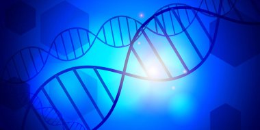 DNA illüstrasyon sancak geometrik tasarım tatlı renkler