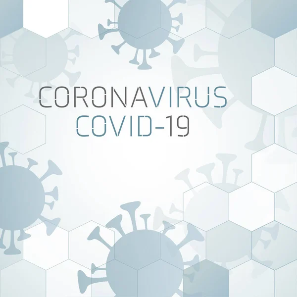 Sars Cov Covid 19コロナウイルスイラストバナー — ストック写真
