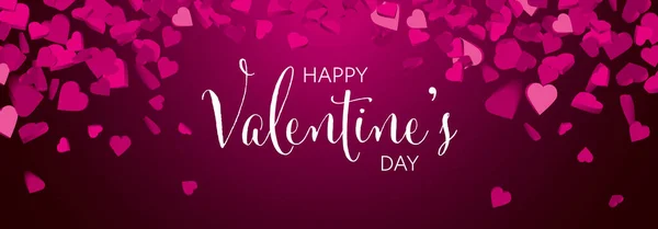 Valentinstag Liebe Herzen Illustration Großer Hintergrund — Stockfoto