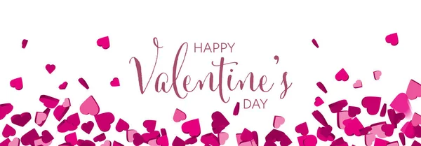 Valentinstag Liebe Herzen Illustration Großer Hintergrund — Stockfoto