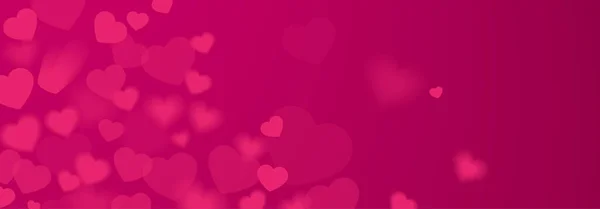 Pink Sweet Paper Hearts Illustration Large Background — Stockfoto