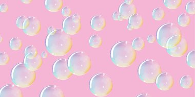 Gökkuşağı renkleri tatlı kabarcıklar istismarı geniş bir arkaplan