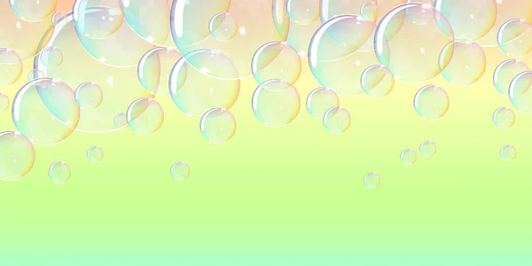 Rainbow Colors Sweet Bubbles Illistration Large Background — стоковое фото