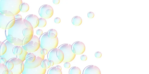 Rainbow Colors Sweet Bubbles Illistration Large Background — Fotografia de Stock