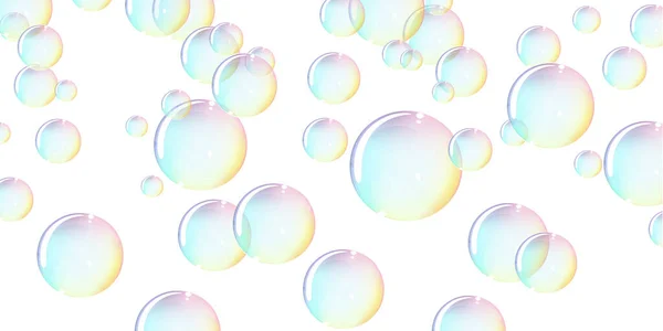 Rainbow Colors Sweet Bubbles Illistration Large Background — Foto Stock