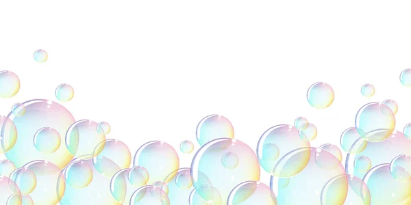 Rainbow Colors Sweet Bubbles Illistration Large Background — Foto Stock