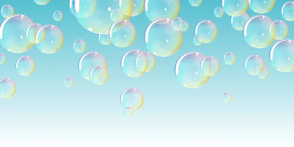 Duhové Barvy Sladké Bubliny Ilustrace Velké Pozadí — Stock fotografie