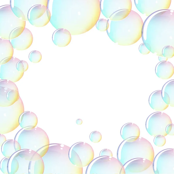 Rainbow Colors Sweet Bubbles Illistration Large Background — Stock Photo, Image