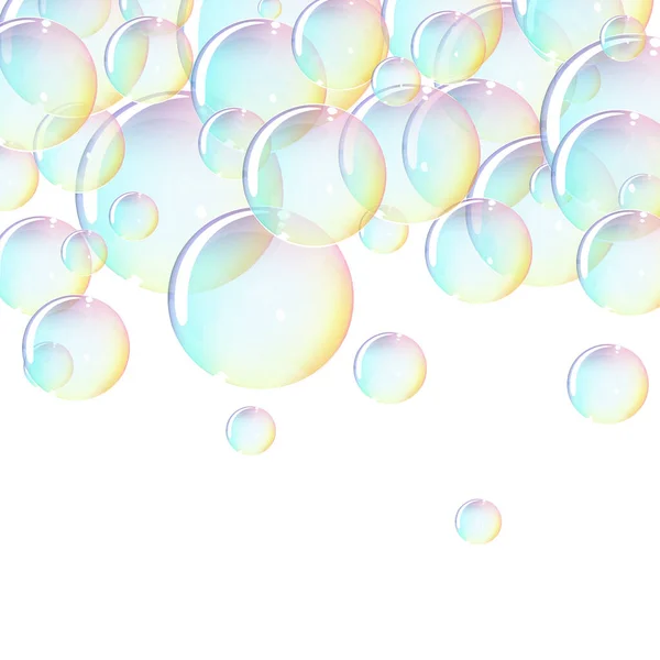 Rainbow Colors Sweet Bubbles Illistration Large Background — Photo