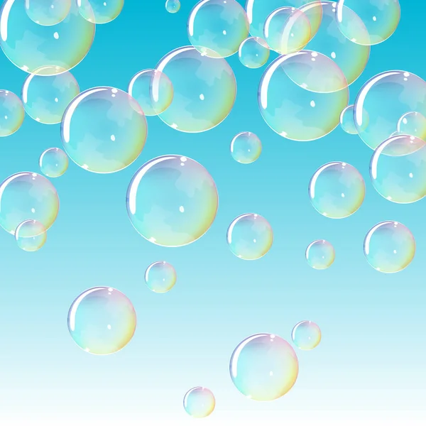 Rainbow Colors Sweet Bubbles Illistration Large Background — Foto Stock