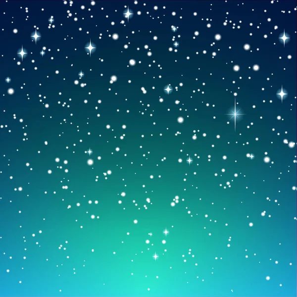 Beautiful Peaceful Night Starry Sky Illustration Banner — Zdjęcie stockowe