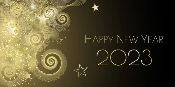 Mutlu yıllar 2023 Parıltılı Kutlama Kartı