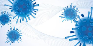 SARS coV 2 covid coronavirus tasarım büyük afiş